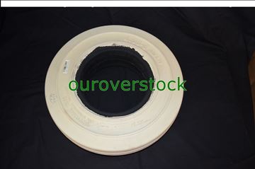 Picture of Skyjack Aerial Lift Solid White Non Marking Front / Rear Tire 400x8 PN 113815 (#112299162706)